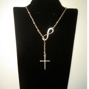 Beautiful infinity cross necklace